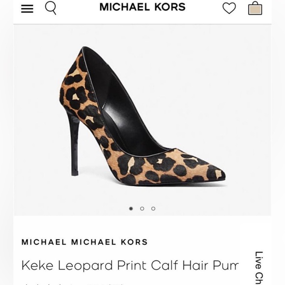Michael Kors Keke Leopard Print Calf hair Pumps size 8.5 - Picture 5 of 5